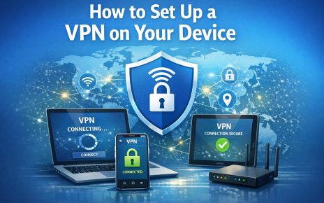 How to set up a VPN on your device.