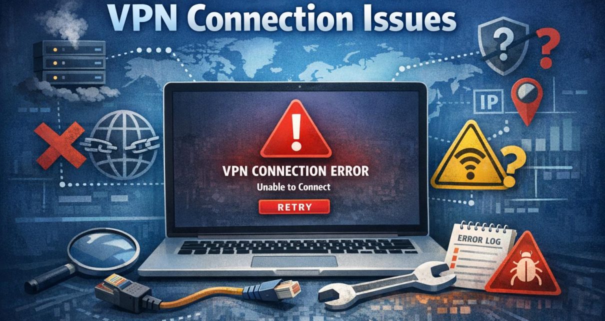 How to troubleshoot common VPN connection issues.