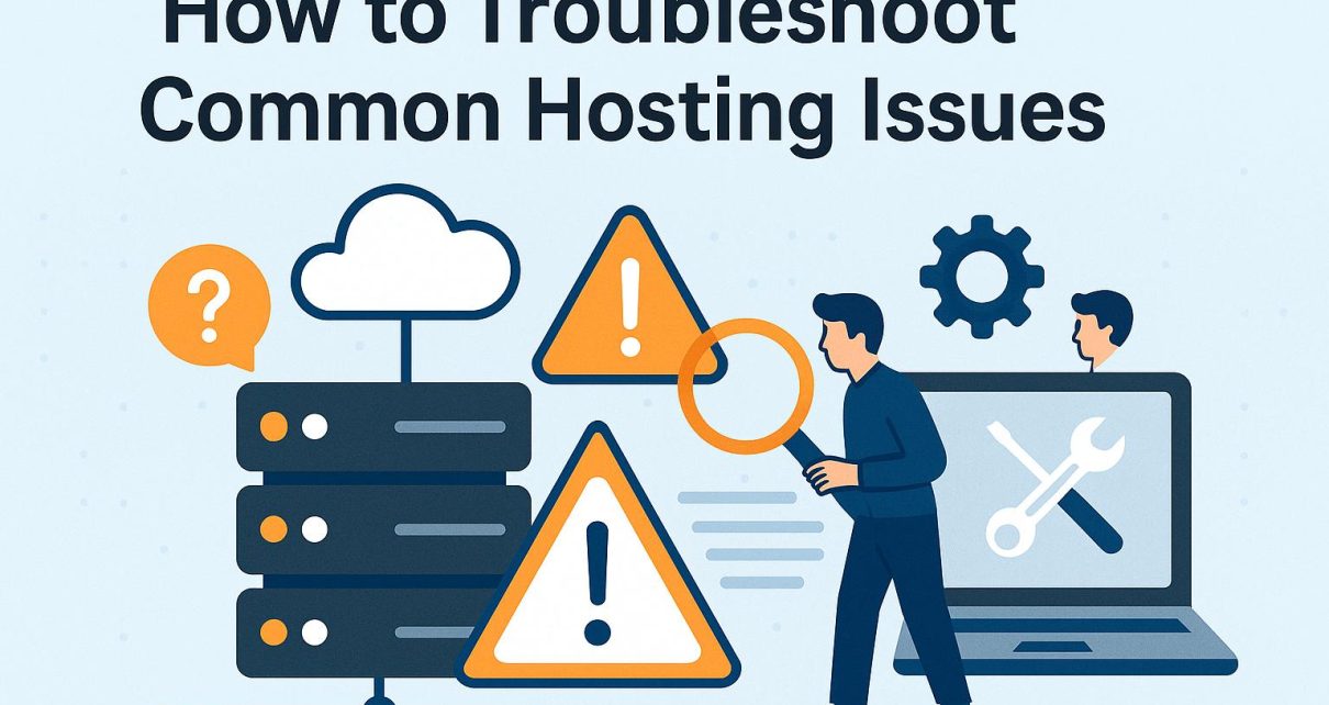 How to troubleshoot common hosting issues.