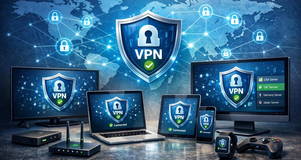 The advantages of multi-device VPN plans.