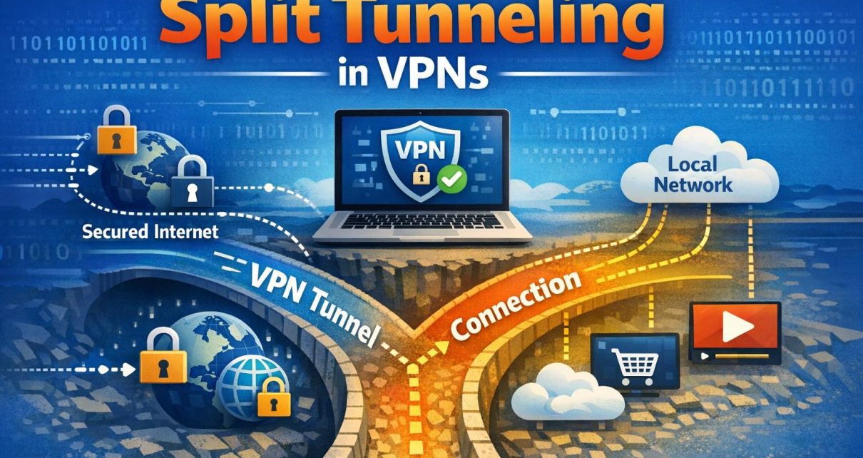 The basics of split tunneling in VPNs.