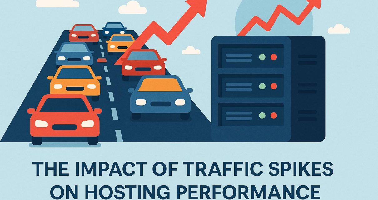 The impact of traffic spikes on hosting performance.