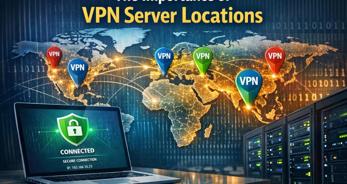 The importance of VPN server locations.